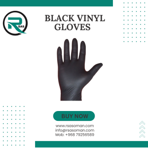 Vinyl Gloves Black