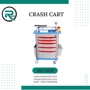Hospital Crash Cart Emergency Medical Trolley Crash Cart with Drawers Medical Emergency Cart