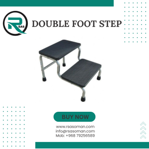 Double Foot Step for Hospital Medical Two Step Stool Hospital Patient Step Stool Clinic Double Foot Step