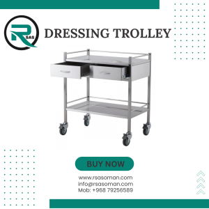 Stainless Steel Dressing Trolley Hospital Dressing Trolley Medical Instrument Trolley Clinic Dressing Trolley