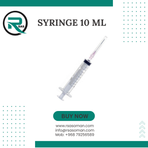 10 ml syringe with needle medical injection sterile