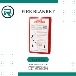 Fire blanket for emergency fire safety use