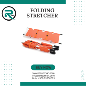 Folding stretcher for emergency patient transport